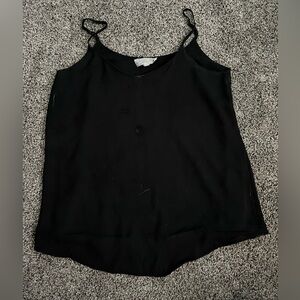 Black tank top.